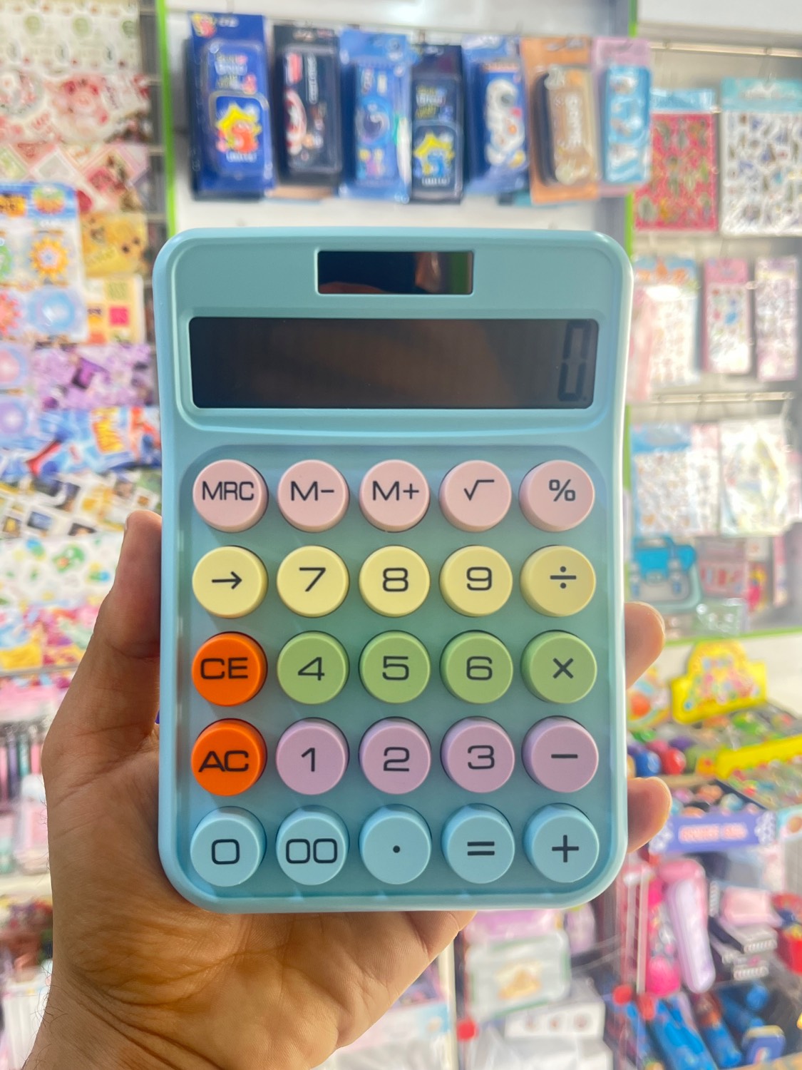 ماشین حساب رنگ پاستلی DEXIN 815